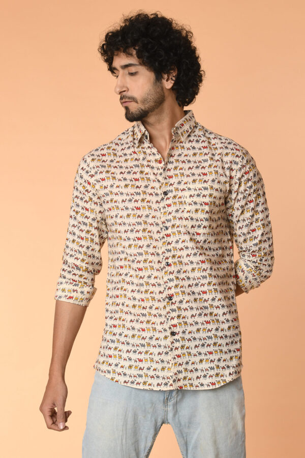 Sanganeri Printed shirt - Image 4