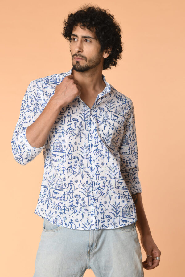 Sanganeri Printed shirt - Image 5